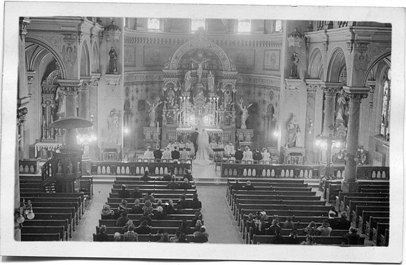inside the church