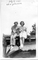 At a picnic July 4, 1940