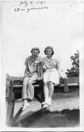 At a picnic July 4, 1940