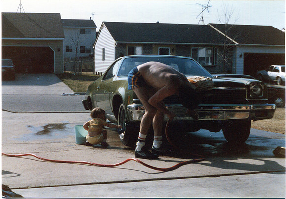 Washing the El Camino June 86