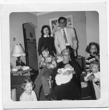 Dec 1957 Gma Jarosz w all grandkids